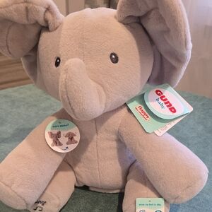 GUND Happy Sounds Elephant Plush - Cream